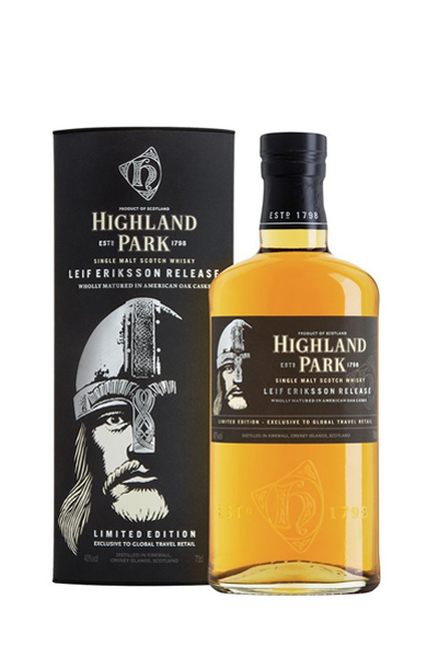 Highland Park Leif Eriksson Release Limited Edition Bottle and box