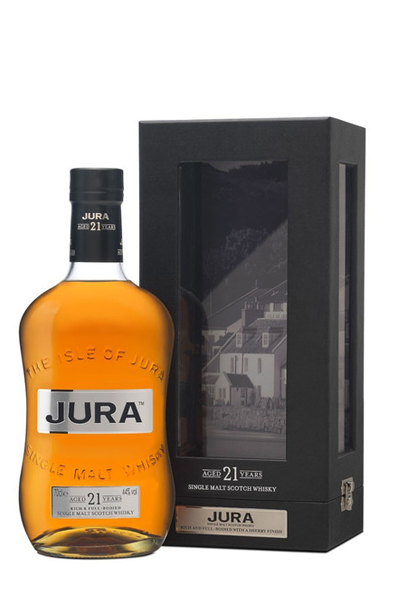 Isle of Jura 21 Year 700ml bottle and box