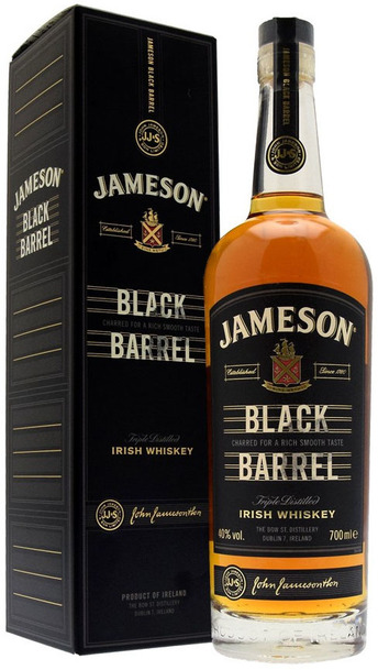 Jameson Black Barrel Bottle and Box